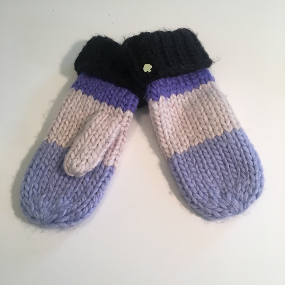 Kate Spade Knit Mittons - Picture 1 of 2